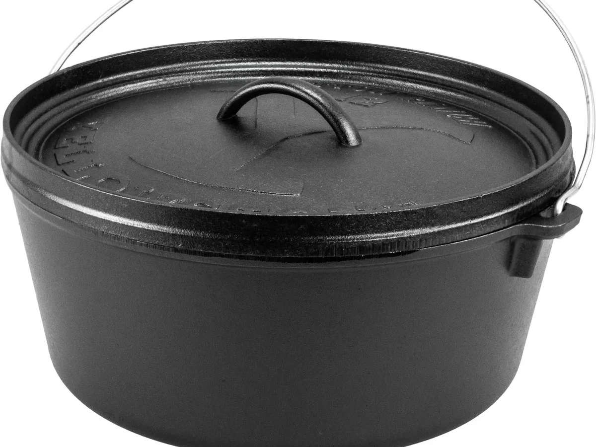 sticky black oil flakes peeling on dutch oven lid