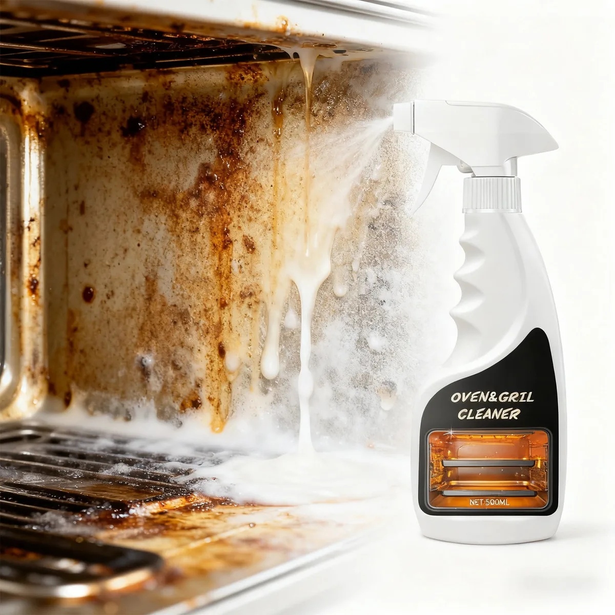 stripping seasoning with oven cleaner