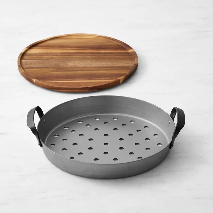 tempering hot skillet before cooling