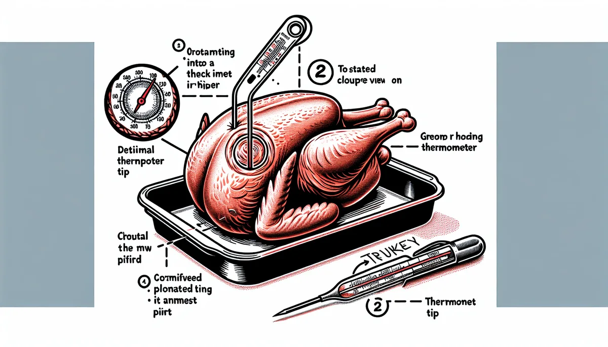 thermometer probe placement diagram