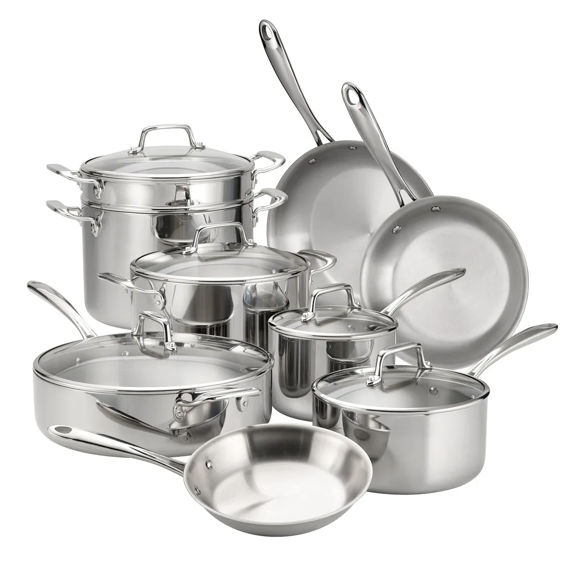 Tramontina tri-ply stainless steel set
