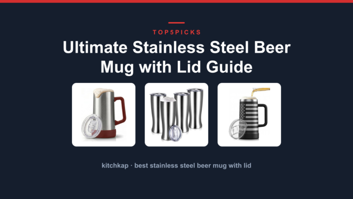 Ultimate Stainless Steel Beer Mug with Lid Guide