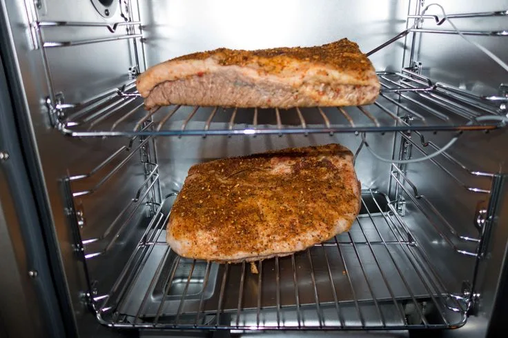 what temperature and cooking time for 14-hour smoked texas beef brisket in multi probe remote smoker meat thermometer