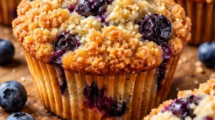 Bakery Blueberry Streusel Muffins: Temp & Time