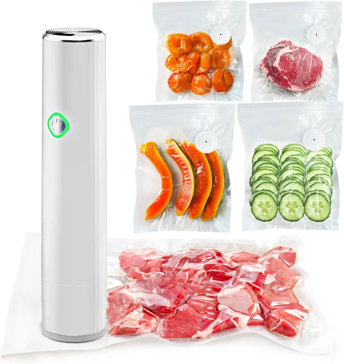 what temperature and cooking time for fresh deli cheddar cheese slices in compact handheld cordless vacuum sealer