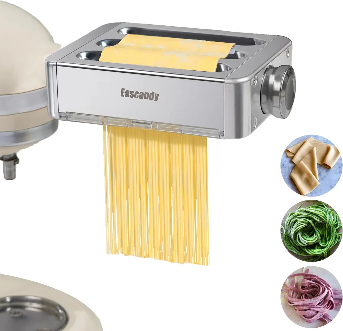 what temperature and cooking time for fresh homemade egg fettuccine noodles in pasta roller cutter stand mixer attachment