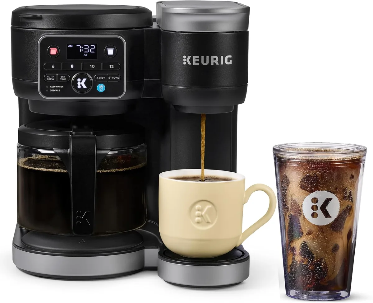 what temperature and cooking time for single dark roast k-cup pod in dual coffee maker for single pod and pot